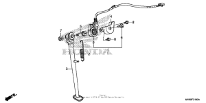 XR650L Подножка
