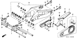 CBR900RE Маятник