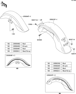 VN1500 Fenders(1 / 2)(vn1500-e5 / e6)