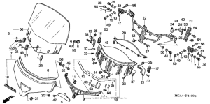 GL1800 (ABS) Windscreen (1)