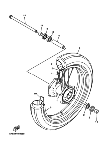 XVS1100A ﾌﾛﾝﾄﾎｲｰﾙ
