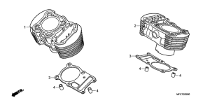 VT750C2 Цилиндр