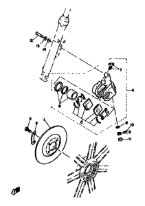 RD50M Disk brake. caliper