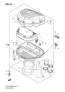 GSX-R1000 Воздухоочиститель