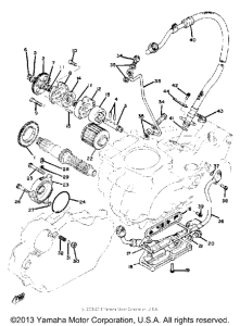 TT500G Oil pump - oil cleaner