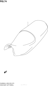 DL650 (ABS) High Seat (Optional)