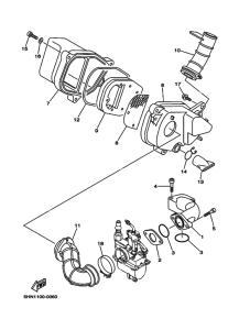 TT-R90 Впускная система