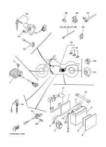 XVS650 Электрика 1