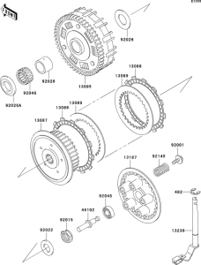 VN800 Сцепление