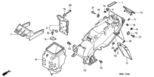  Заднее крыло