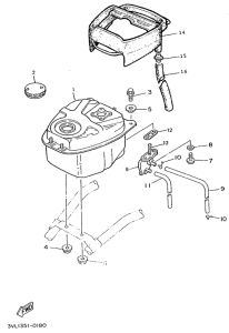 CW50R Топливный бак