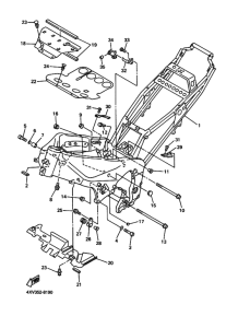 YZF-R1 Frame comp