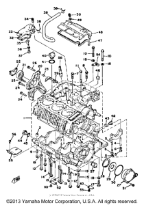XS750SE-31 - 1978 Картер двигателя