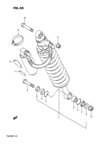 TS200 Задние амортизаторы