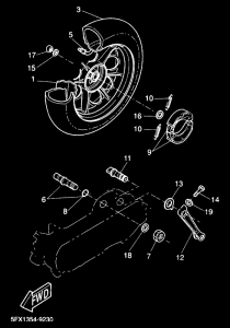 CW50RS Переднее колесо