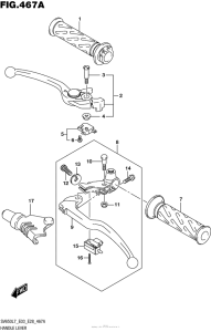 SV650 Рулевые переключатели