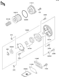 BN125 Масляный насос