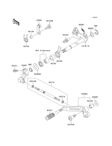 ZR1000 Механизм переключения передач