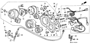 VFR750R Измерительный прибор