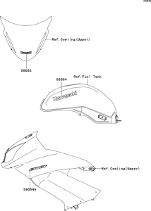 EX650 Decals(blue)(m.d.black)(c9f)