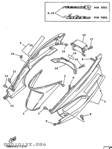 XC150I Боковые обтекатели