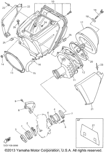 YZ426FN Впускная система