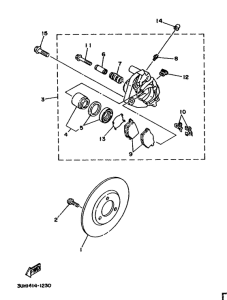XC150 Передний тормоз