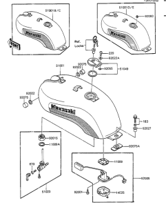 KZ1100 Tank fuel