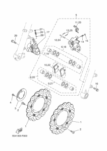 MTT690P-AB Передний суппорт