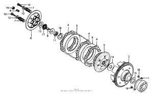 MR175 Сцепление