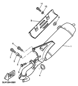 EW50 Выхлопная система