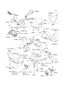 ZX1000 Обтекатели