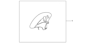  Carbon fiber front fender