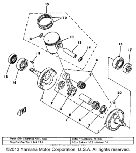 IT175H Коленвал,поршни
