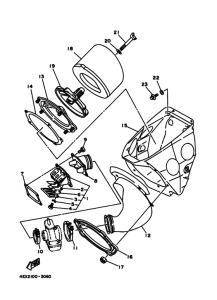 YZ125 YZ125E Впускная система