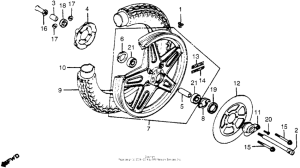 CB650 Переднее колесо