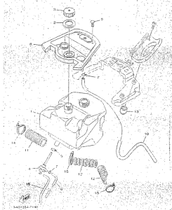 YN50R Топливный бак