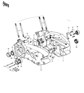  Картер двигателя