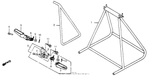 CR480 Side stand + step 82-83