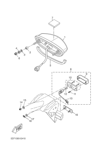 YZF-R125 Фонарь