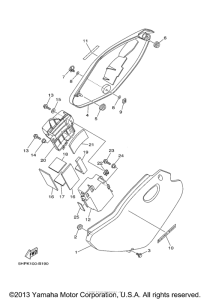 TTR125ER Боковые обтекатели