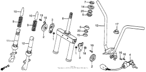 NX50 Handlebar + front fork