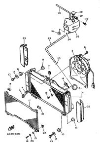 FZX750 Radiator. hose