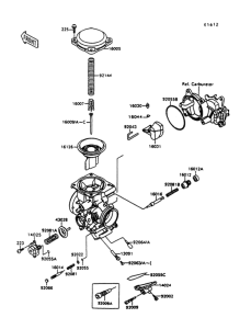 VN1500 Carburetor parts(1 / 2)