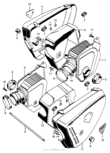 CL350 Воздушный фильтр