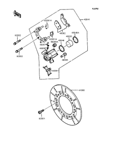  Передний тормоз