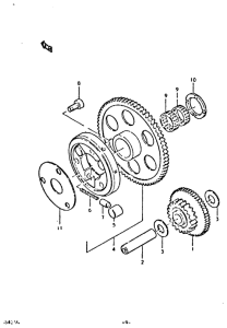 GS425 Муфта стартера
