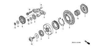  Муфта стартера