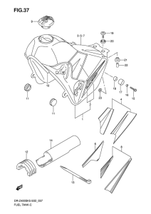 DR-Z400 Tank fuel