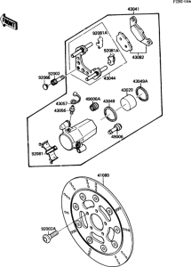 VN1500 Передний тормоз